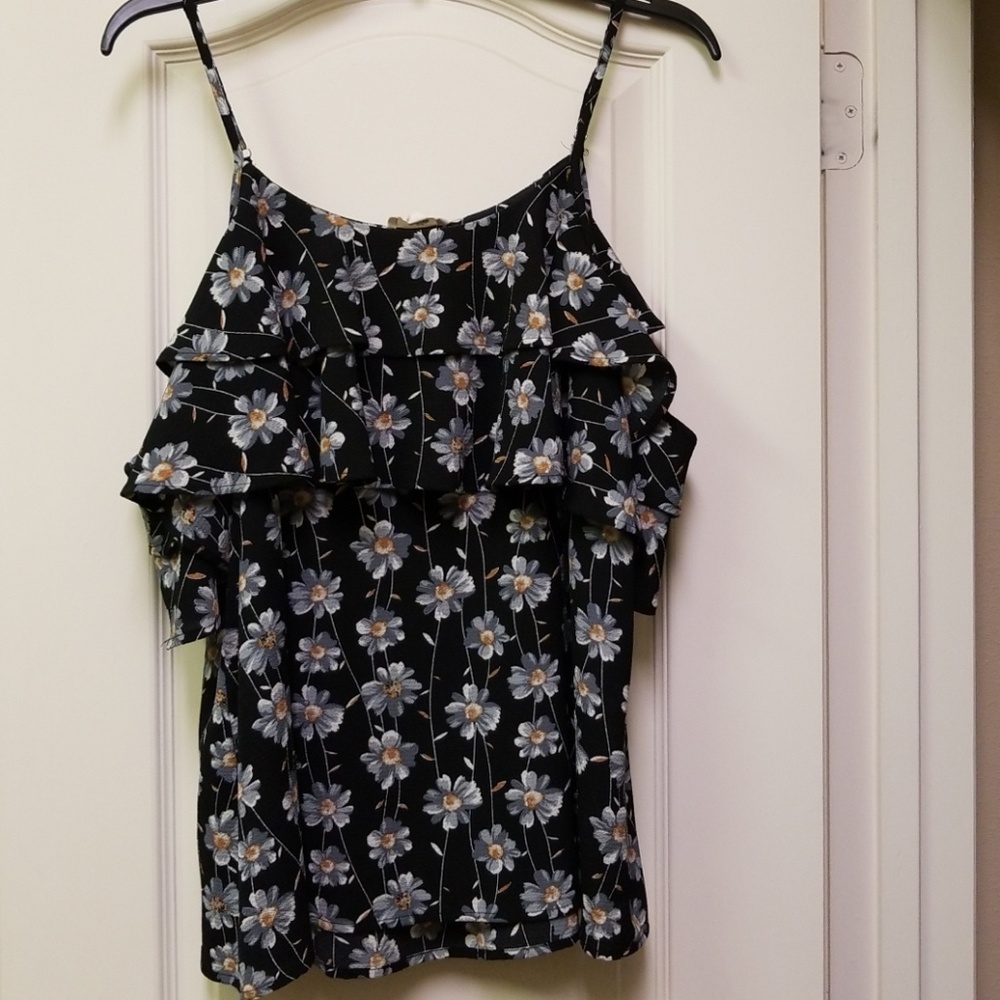Boutique Cold Shoulder Top